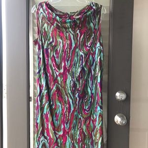 Vintage 1970’s Homemade Cowl Neck Shift Dress